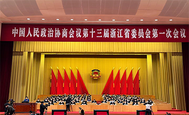 多彩集團董事長夏煒參加浙江省兩會